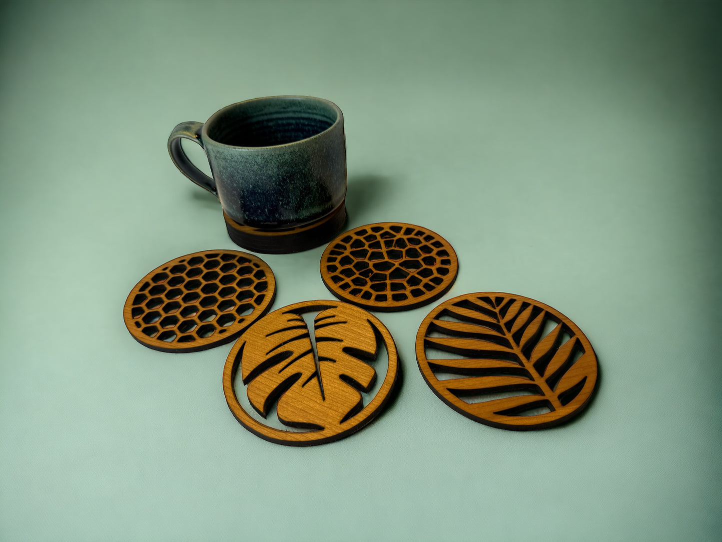 Laser Cut Candle Coasters