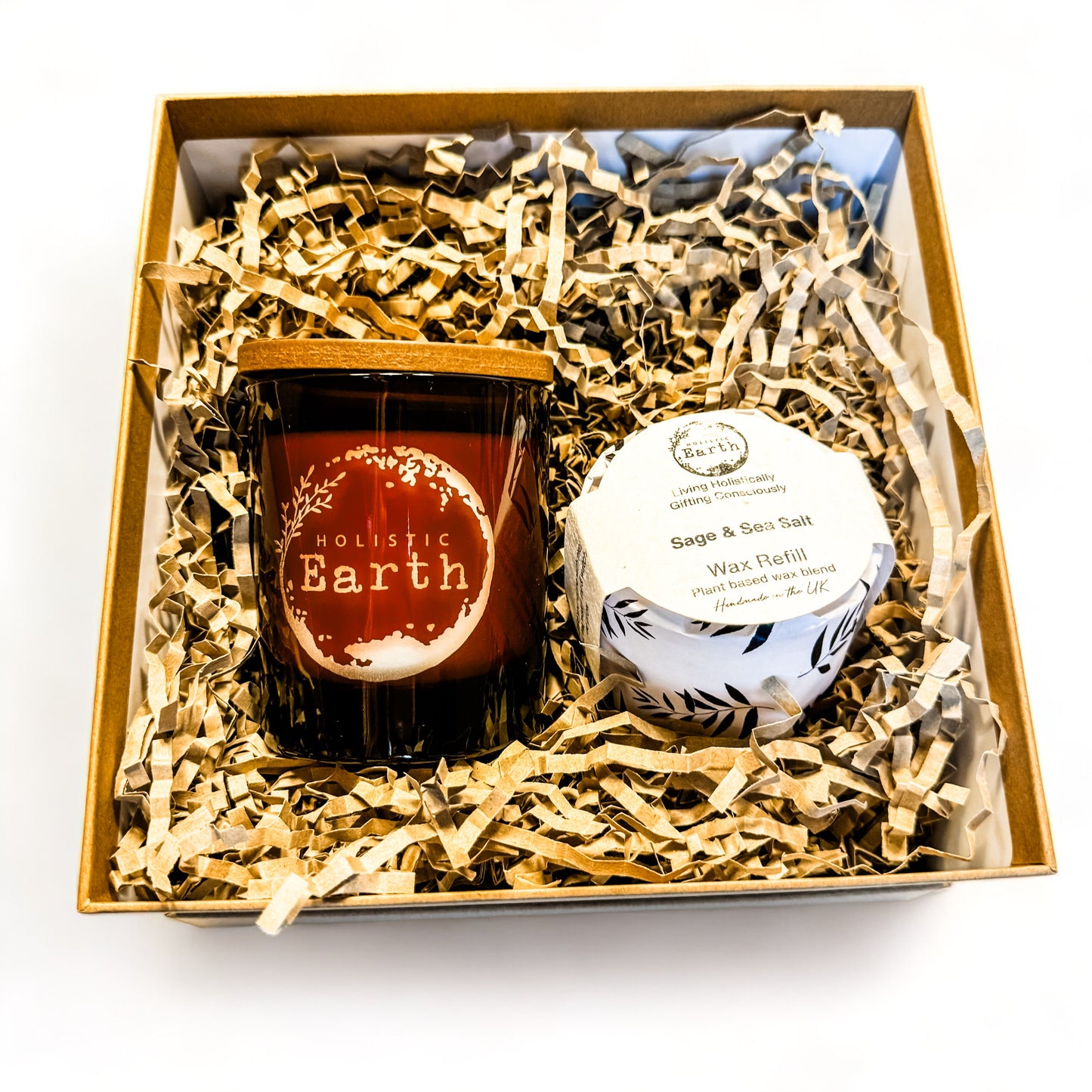 Large Holistic Earth Candle Gift Set